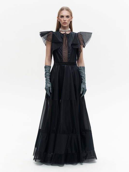 Black dragon dress
