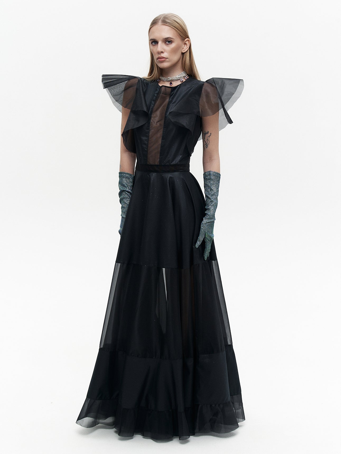 Black dragon dress